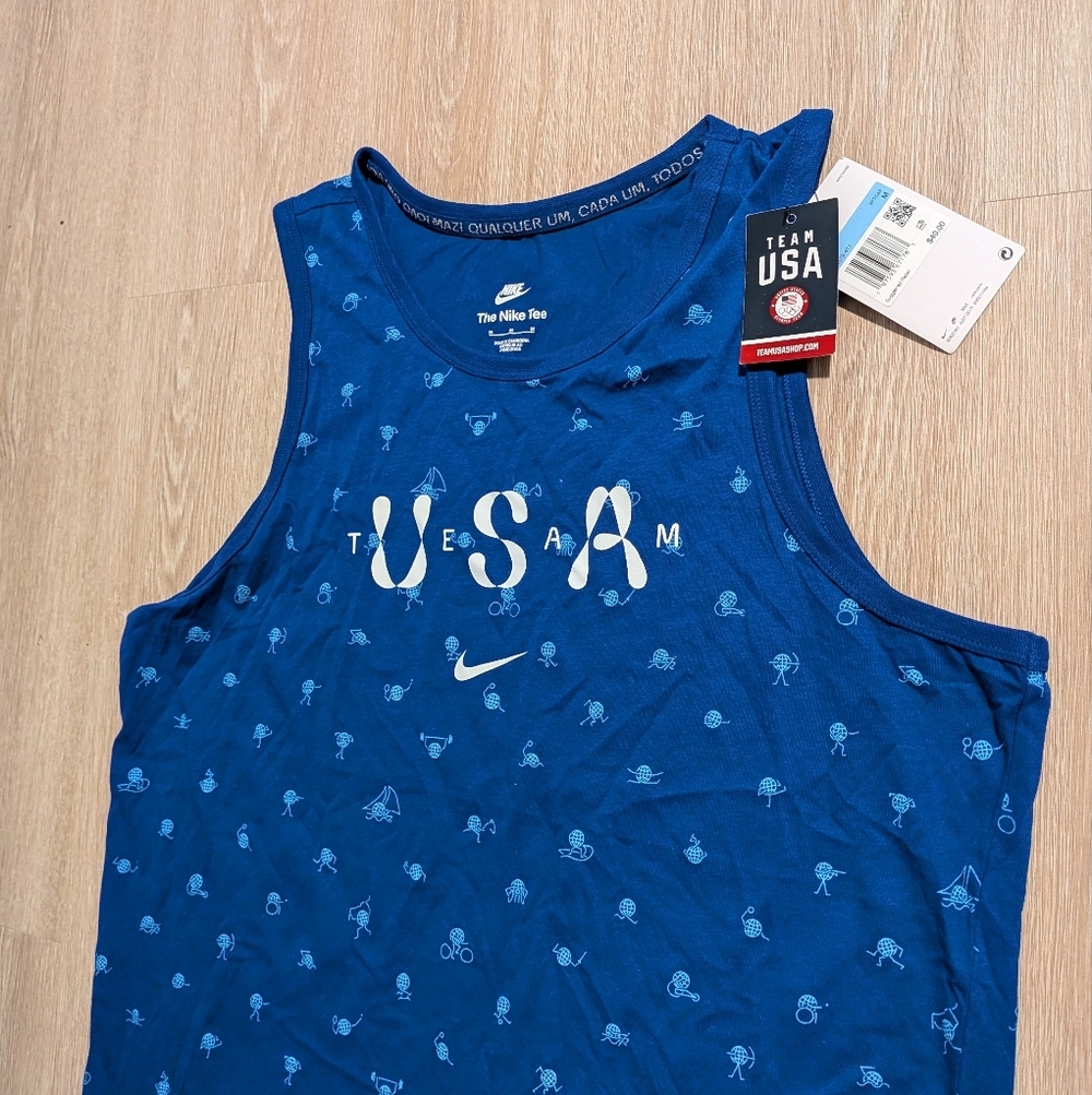 Nike Tank Top Men's Medium USA Team NWT - Picture 4 of 12